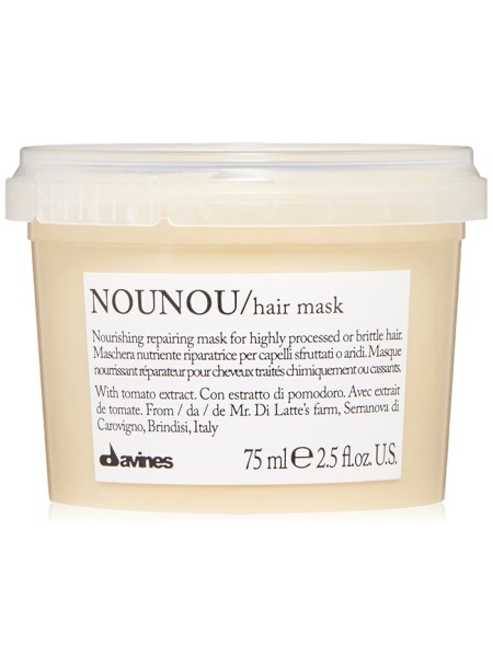 Davines Интенсивная восстанавливающая маска для глубокого питания волос NOUNOU/ hair mask 75 мл