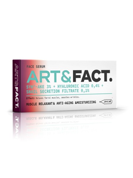 ART&FACT Сыворотка под мезороллер SYN®-AKE 3%+HYALURONIC ACID 0,4%+SNAIL SECRATION FILTRATE 0,1%