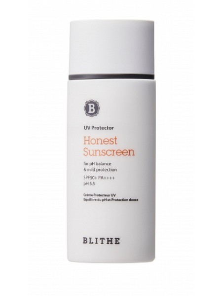 BLITHE Ультралегкий солнцезащитный крем UV Protector Honest Sunscreen 50мл  SPF 50++++
