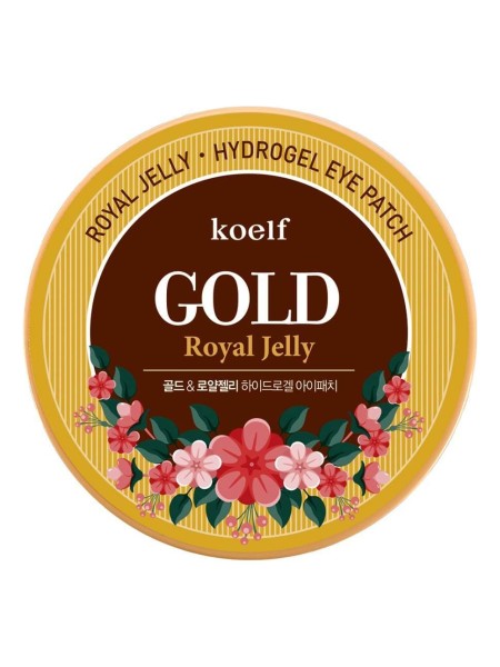 KOELF Гидрогелевые патчи для глаз Gold Royal Jelly Hydrogel Eye Patch 60 шт