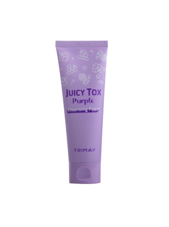TRIMAY Пенка для умывания Juicy Tox Purple Foam Cleanser 120 мл																														