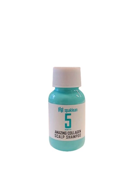 Spaklean Шампунь глубокой очистки с коллагеном Amazing collagen scalp shampoo 30 мл																