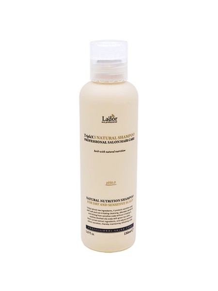 LADOR  Бессульфатный шампунь с натуральными ингредиентами Lador Triplex Natural Shampoo 150 мл