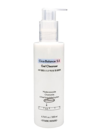 ETUDE HOUSE Очищающий гель для чувствительной кожи Cica Balance 5.5 Gel Cleanser 200 мл