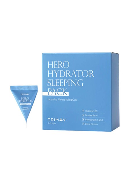 TRIMAY Ночная маска для глубокого увлажнения с гиалуроновой кислотой Hero Hydrator Sleeping Pack 3гр
