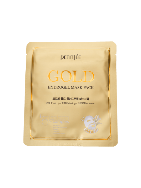 PETITFEE Гидрогелевая маска для лица Gold Hydrogel Mask Pack 32 г