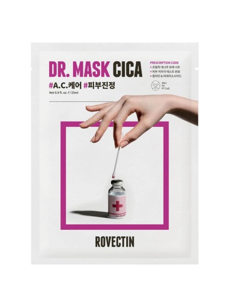 Rovectin Skin Essentials Dr Тканевая цика-маска Mask Cica