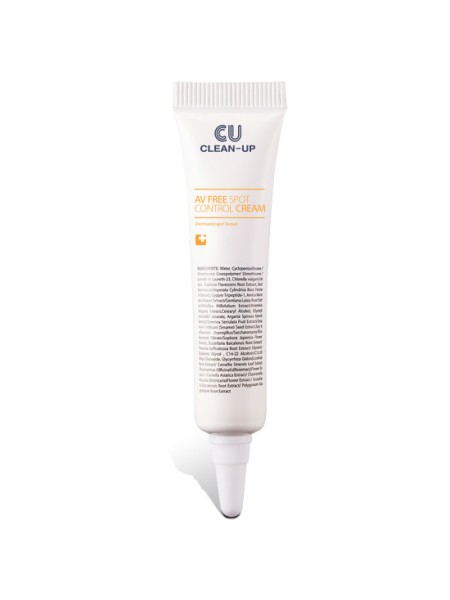 CUSKIN Точечный крем для проблемной кожи CLEAN-UP AV FREE SPOT CONTROL CREAM 10мл