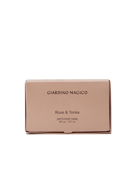 GIARDINO MAGICO Парфюмированное мыло Rose & Tonka 80 гр