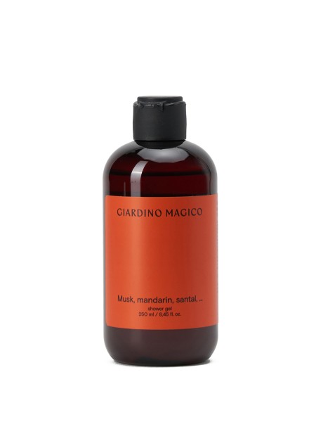 GIARDINO MAGICO Увлажняющий гель для душа Musk, mandarin, santal 250 мл																													