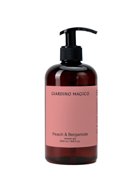 GIARDINO MAGICO Увлажняющий гель для душа Peach & Bergamote 500 мл																														