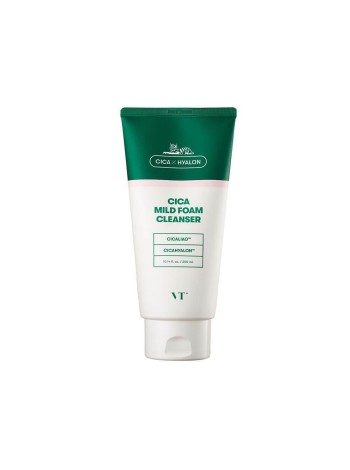 VT Cosmetics Пенка для чувствительной кожи с центеллой Cica Mild Foam Cleanser 300мл