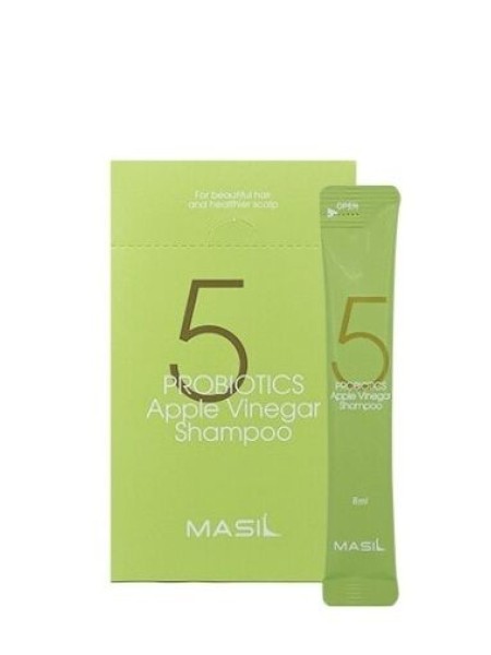 MASIL Шампунь от перхоти с яблочным уксусом Masil 5 Probiotics Apple Vinergar Shampoo 8мл