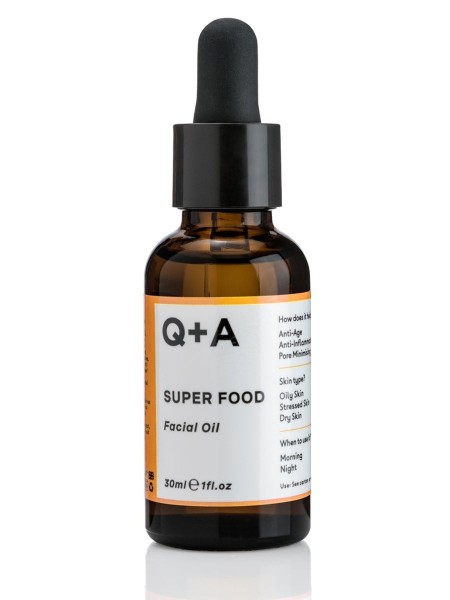 Q+A Масло для лица Super Food Facial Oil 30 мл.