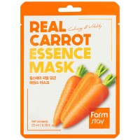 FarmStay Тканевая маска для лица с экстрактом морковки Real Carrot Essence Mask 