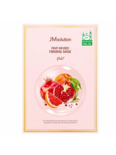 JMSolution Маска для лица фруктовая укрепляющая Halal Mask Firming Fruit Infused