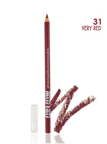 MISS TAIS Профессиональный карандаш для губ 31 VERY RED 