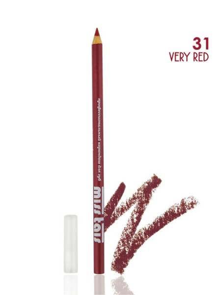 MISS TAIS Профессиональный карандаш для губ 31 VERY RED 