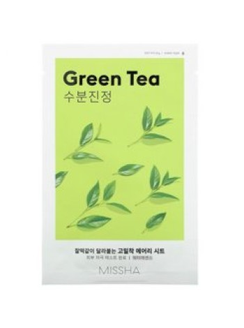 Missha Тканевая маска с зелёным чаем Airy Fit sheet mask Green tea 19г