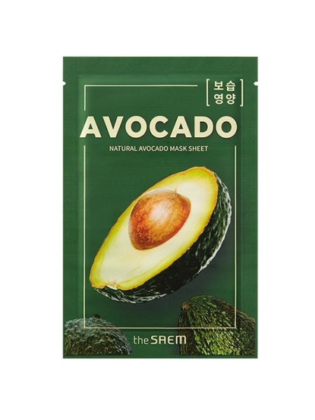 The Saem Тканевая маска с экстрактом авокадо - Natural Avocado Mask Sheet 21 мл