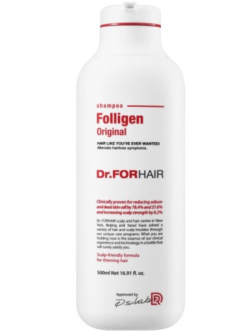 DR.FORHAIR Протеиновый шампунь против выпадения волос Folligen 500 мл