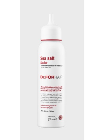 DR.FORHAIR Пилинг для кожи головы с частичками из соли мертвого моря Sea Salt 200 мл