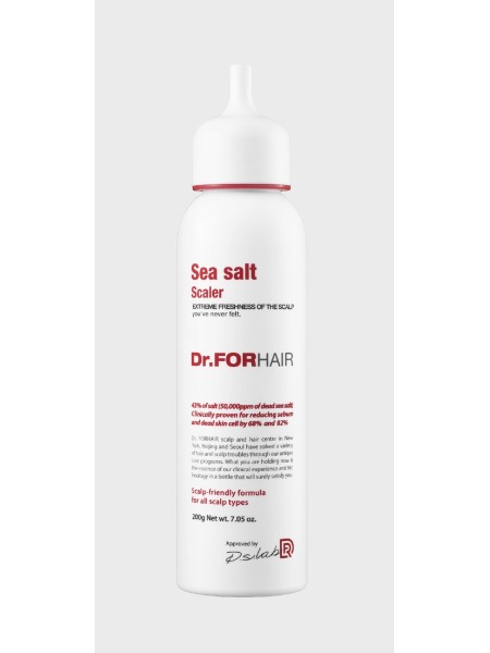 DR.FORHAIR Пилинг для кожи головы с частичками из соли мертвого моря Sea Salt 200 мл