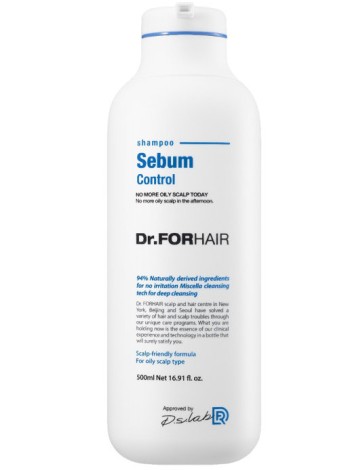 DR.FORHAIR Шампунь для жирных волос Sebum Control Shampoo 500 мл