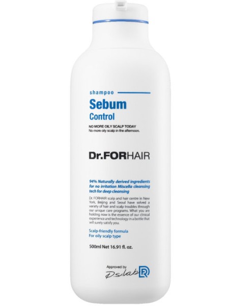 DR.FORHAIR Шампунь для жирных волос Sebum Control Shampoo 500 мл
