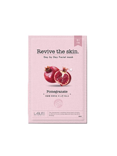 LABUTE COSMETICS Revive the skin Day by Day Facial Mask Pomegranate тканевая маска с гранатом