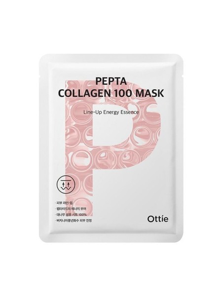 OTTIE Тканевая маска Коллаген Pepta Collagen 100 Mask, 23 г