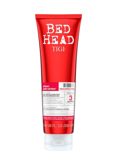 TIGI Шампунь Для Поврежденных Волос Уровень 3 Bed Head Urban Anti+dotes Resurrection Shampoo 250 мл.