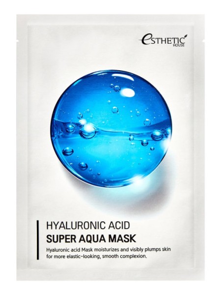 ESTHETIC HOUSE Маска тканевая гиалуроновая кислота - Hialuronic acid super aqua mask, 25мл