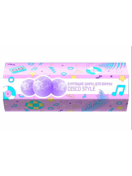Cafe Mimi Подарочный набор Бурлящие шары для ванны Disco Style