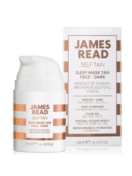 JAMES READ Ночная маска для лица уход и загар Speep Mask Face Tan 50 мл.