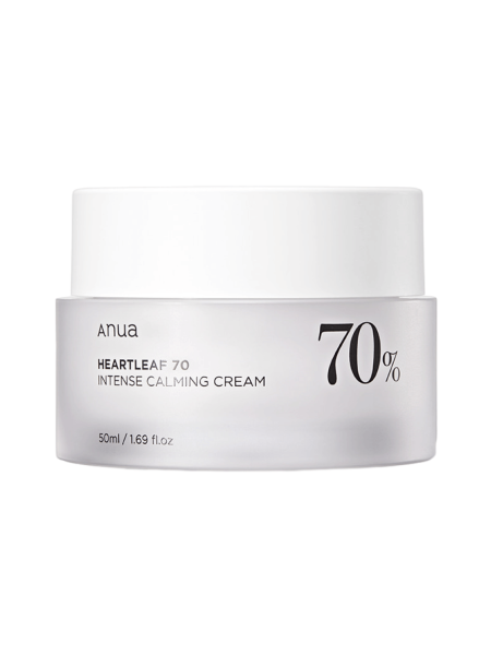 Anua Heartleaf Интенсивный успокаивающий крем 70% Intense Calming Cream 50 мл