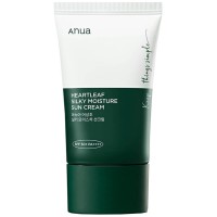 Anua Heartleaf Успокаивающий солнцезащитный крем Silky Moisture Sun Cream SPF50+PA++++ 50мл