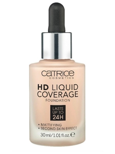 CATRICE Основа тональная HD Liquid Coverage Foundation 010 Light Beige
