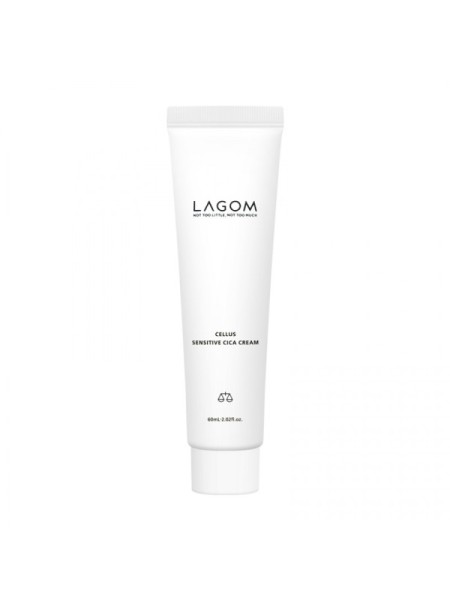LAGOM Крем для чувствительной кожи Cellus Sensitive Cica Cream 60 мл																														