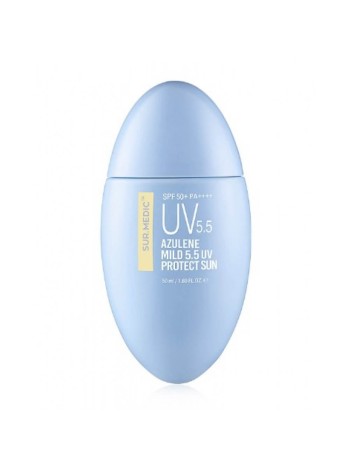 SUR. MEDIC+ Солнцезащитный крем успокаивающий с азуленом - Azulene Mild 5.5 UV Protect Sun 50 мл