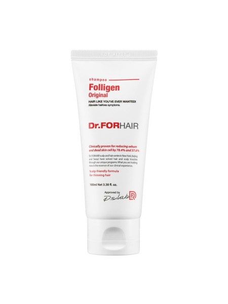 DR.FORHAIR Протеиновый шампунь против выпадения волос Folligen Shampoo 100 мл																						