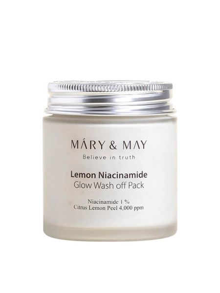 Mary&May Глиняная маска для сияния кожи Lemon Niacinamide Glow Wash Off Pack 125мл
