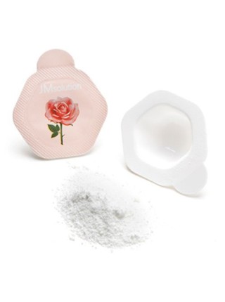 JMsolution Энзимная пудра с экстрактом розы Glow Luminous Flower Firming Powder Cleanser Rose