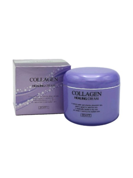 JIGOTT Питательный ночной крем с коллагеном GOLLAGEN Healing Cream