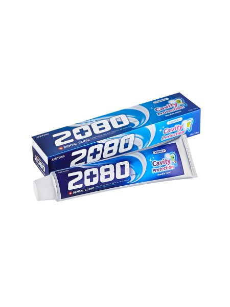 DENTAL CLINIC 2080 Зубная паста "Cavity Protection Double Mint" 120 г