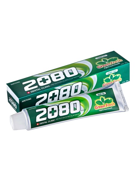DENTAL CLINIC 2080 Зубная паста с зелёным чаем "Green Fresh" 120 г