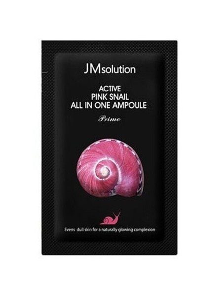 JM Solution Сыворотка для лица 3в1 с экстрактом улитки Active Pink Snail All In One Ampoule(30*2 мл)