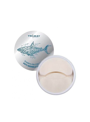 TRIMAY Патчи с коллагеном плавника акулы Shark`s Fin Collagen Anti-Wrinkle Eye Patch 90 шт