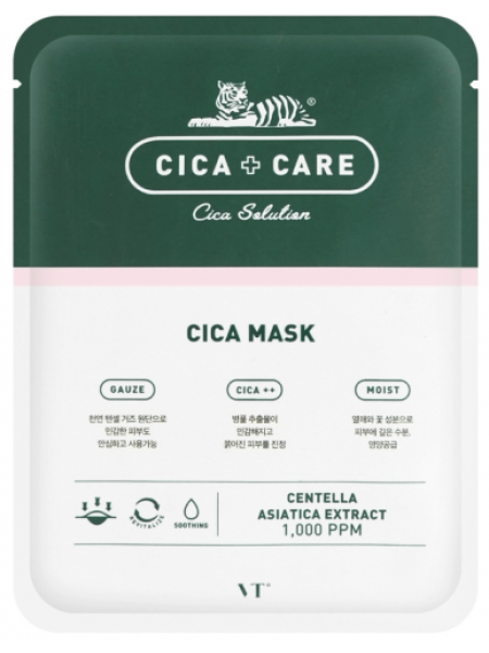 VT Cosmetics Тканевая маска с центеллой азиатской Cica Mask