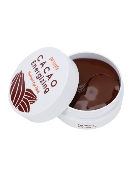 PETITFEE Патчи разглаживающие с экстрактом какао-Cacao Energizing Hydrogel Eye Mask 60 шт
